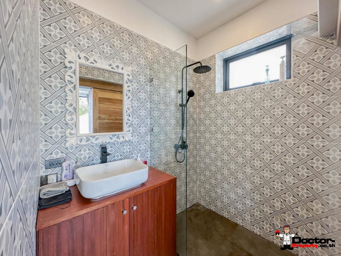 3 Bedroom Pool Villa with Partial Sea View in Lamai, Koh Samui – For Sale