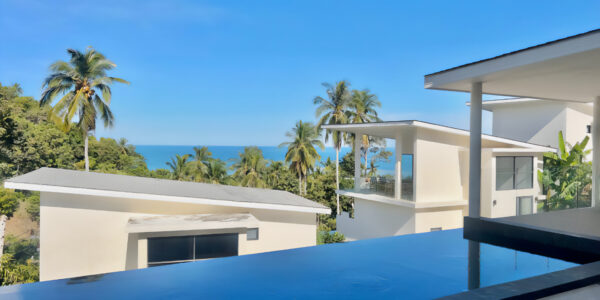 3 Bedroom Pool Villa with Partial Sea View in Lamai, Koh Samui – For Sale