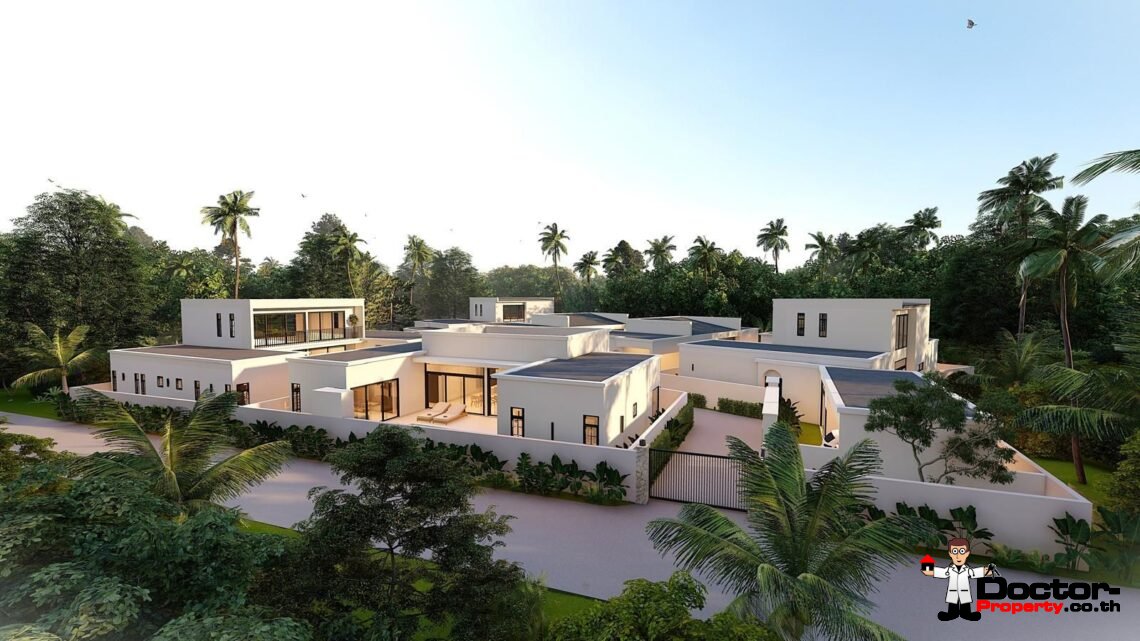 Modern Tropical 3 Bedroom Pool Villa in Lamai, Koh Samui – For Sale