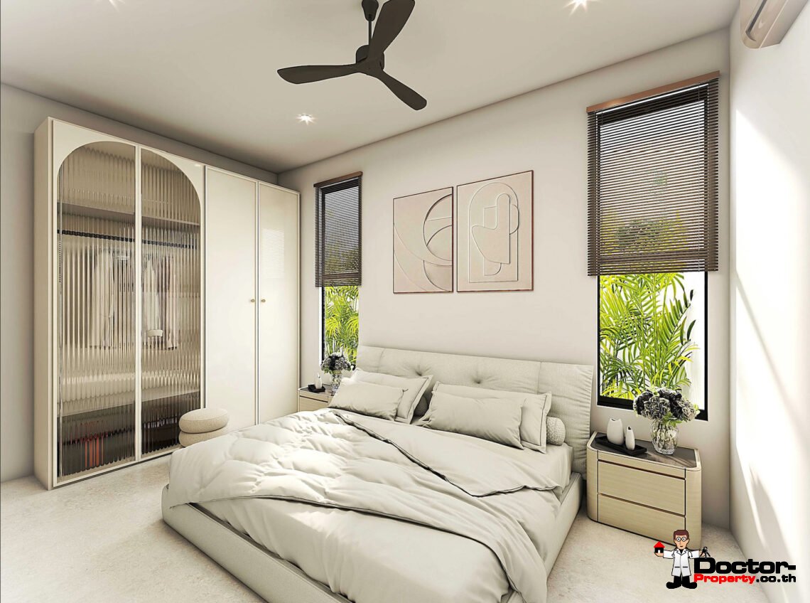 Modern Tropical 3 Bedroom Pool Villa in Lamai, Koh Samui – For Sale