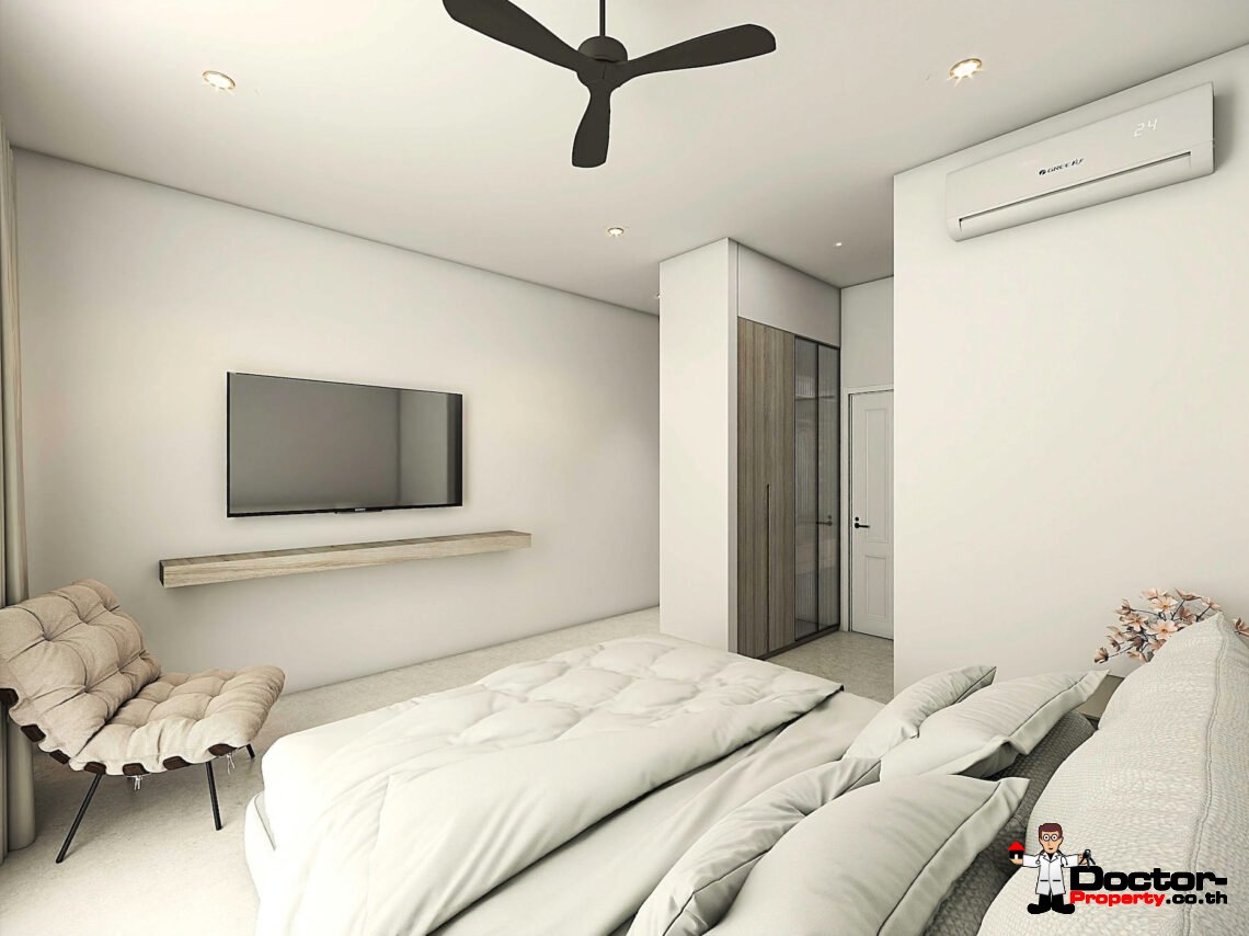 Modern Tropical 3 Bedroom Pool Villa in Lamai, Koh Samui – For Sale