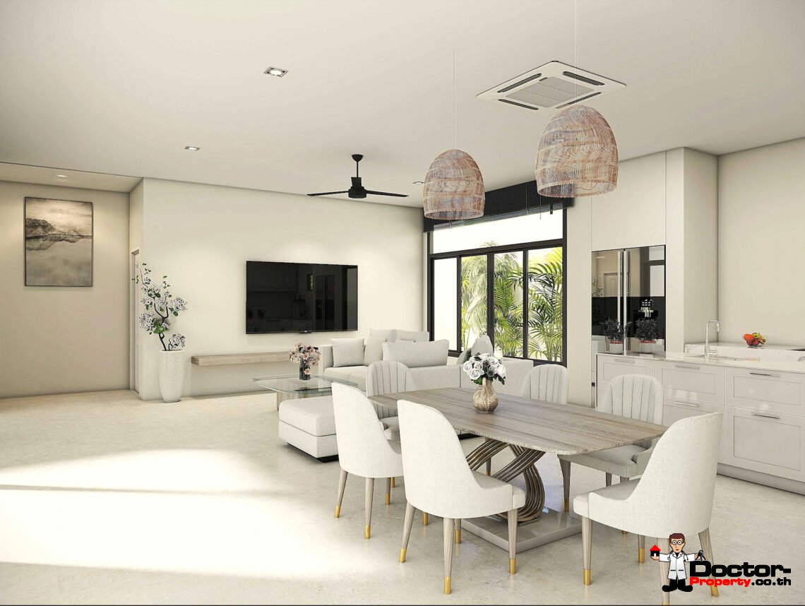 Modern Tropical 3 Bedroom Pool Villa in Lamai, Koh Samui – For Sale