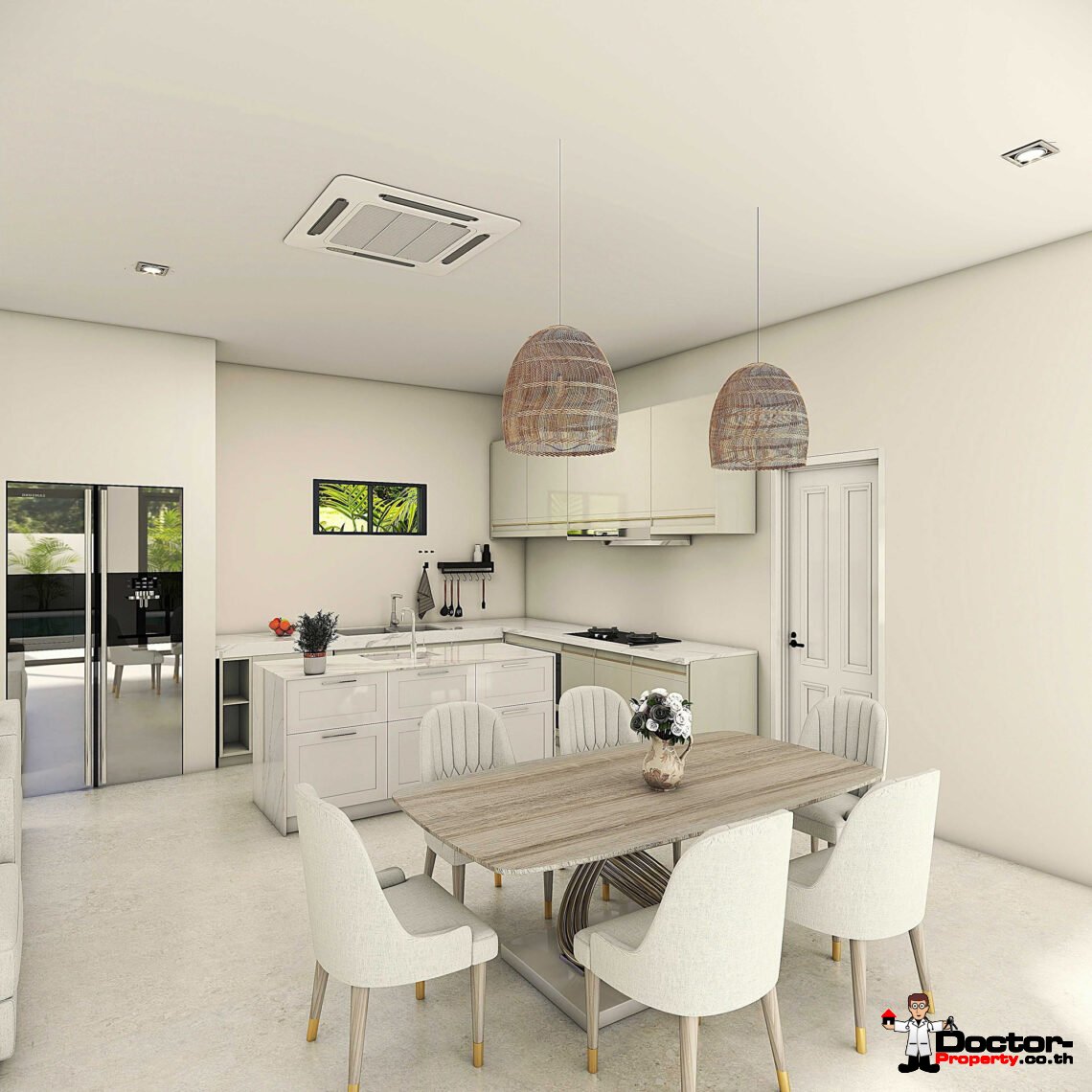 Modern Tropical 3 Bedroom Pool Villa in Lamai, Koh Samui – For Sale