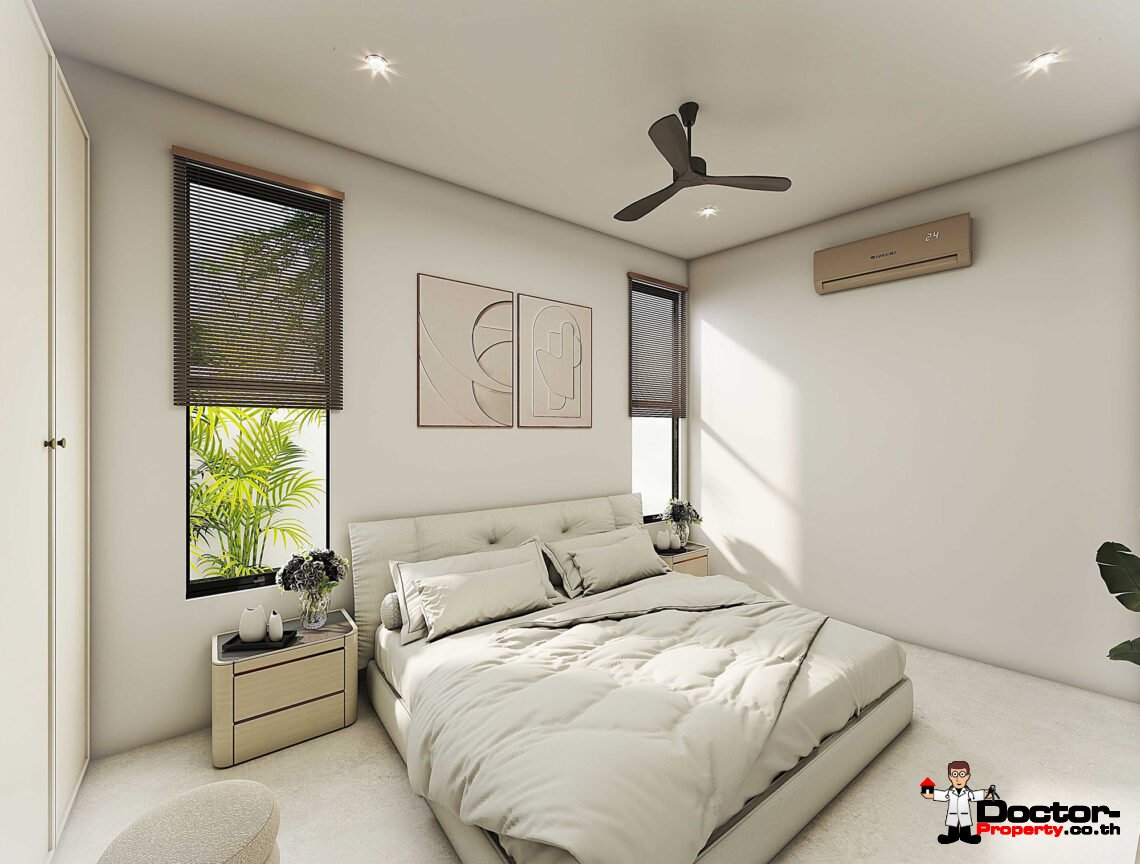 Modern Tropical 3 Bedroom Pool Villa in Lamai, Koh Samui – For Sale