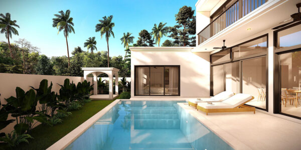 Modern Tropical 5 Bedroom Pool Villa in Lamai, Koh Samui – For Sale