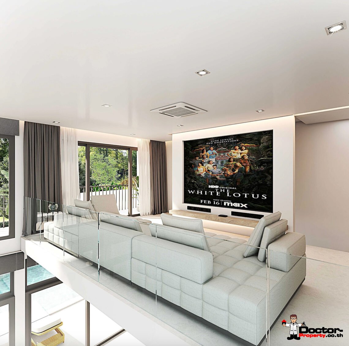 Modern Tropical 5 Bedroom Pool Villa in Lamai, Koh Samui – For Sale