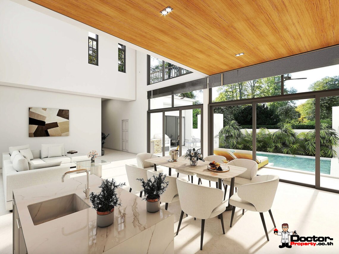 Modern Tropical 5 Bedroom Pool Villa in Lamai, Koh Samui – For Sale