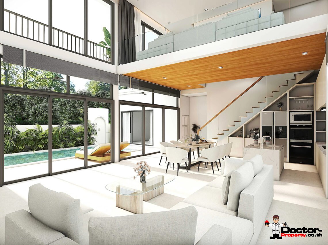 Modern Tropical 5 Bedroom Pool Villa in Lamai, Koh Samui – For Sale
