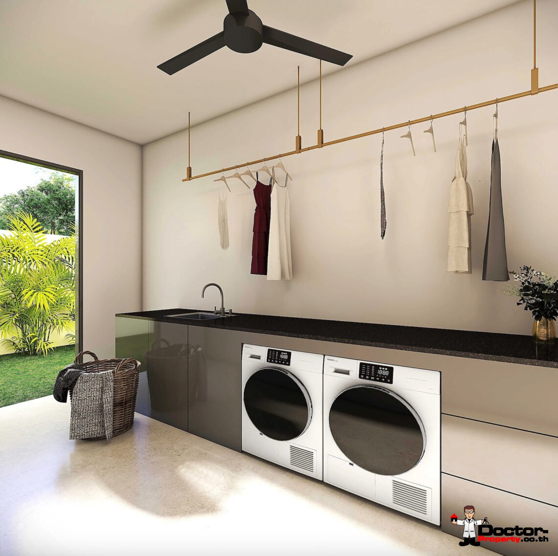 Modern Tropical 5 Bedroom Pool Villa in Lamai, Koh Samui – For Sale