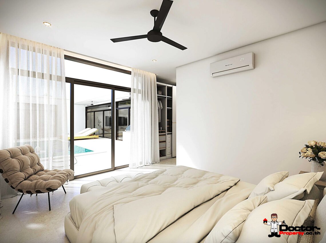 Modern Tropical 5 Bedroom Pool Villa in Lamai, Koh Samui – For Sale