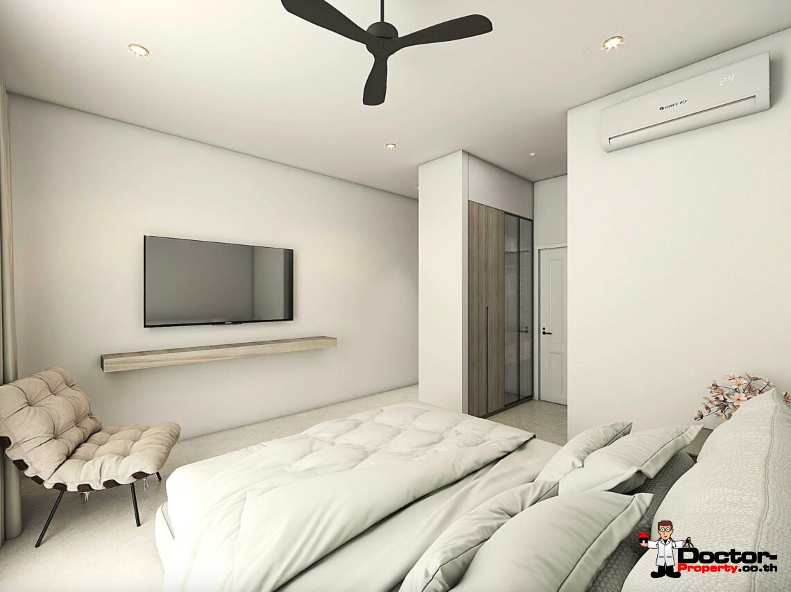 Modern Tropical 5 Bedroom Pool Villa in Lamai, Koh Samui – For Sale