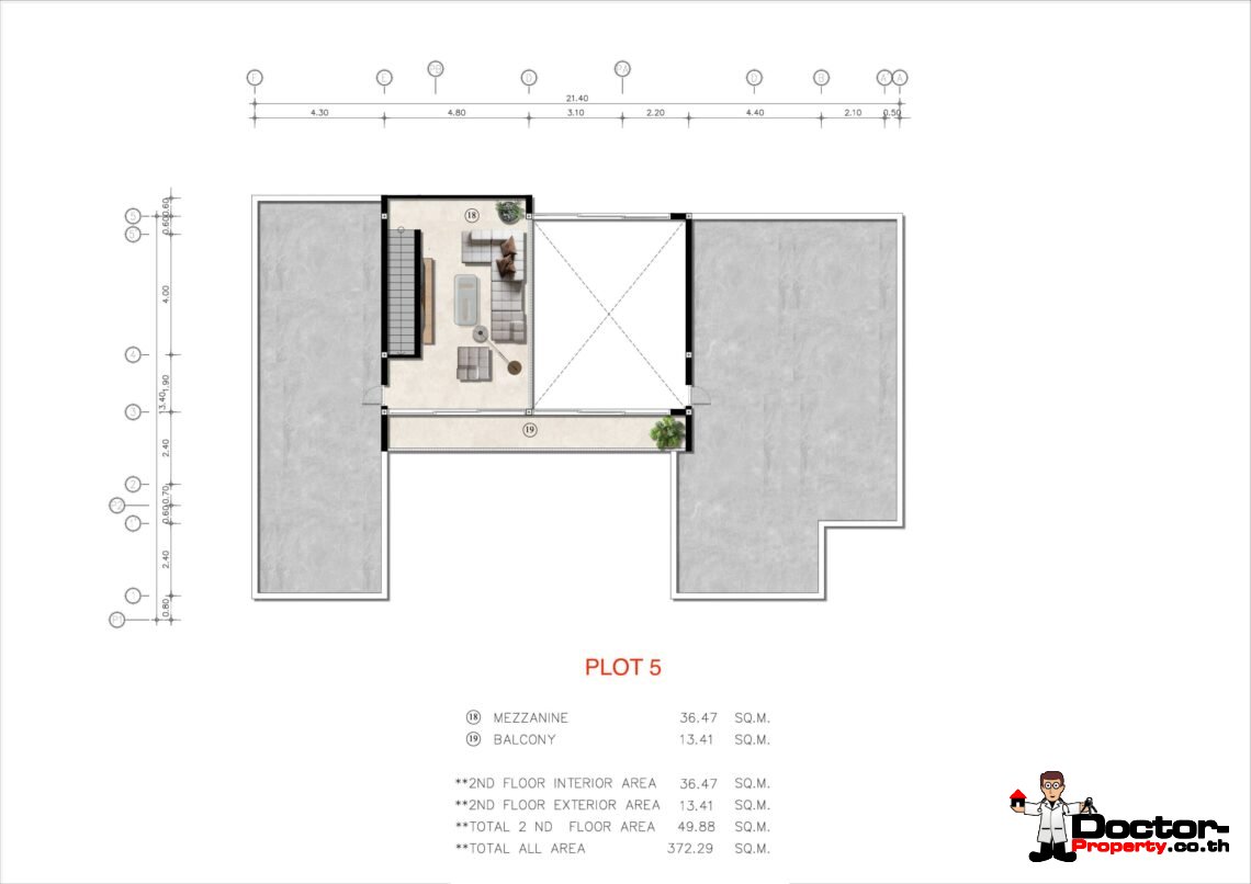 Modern Tropical 5 Bedroom Pool Villa in Lamai, Koh Samui – For Sale