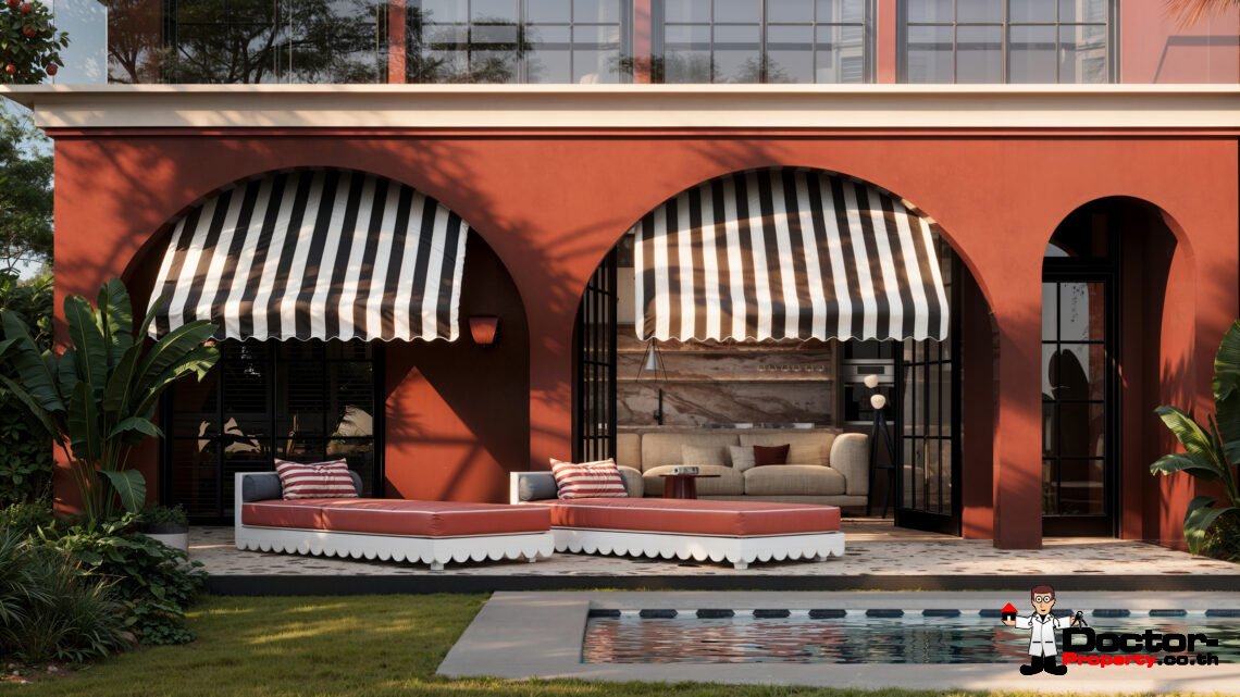 Modern 2 Bedroom Pool Villa in Chaweng Noi, Koh Samui – For Sale