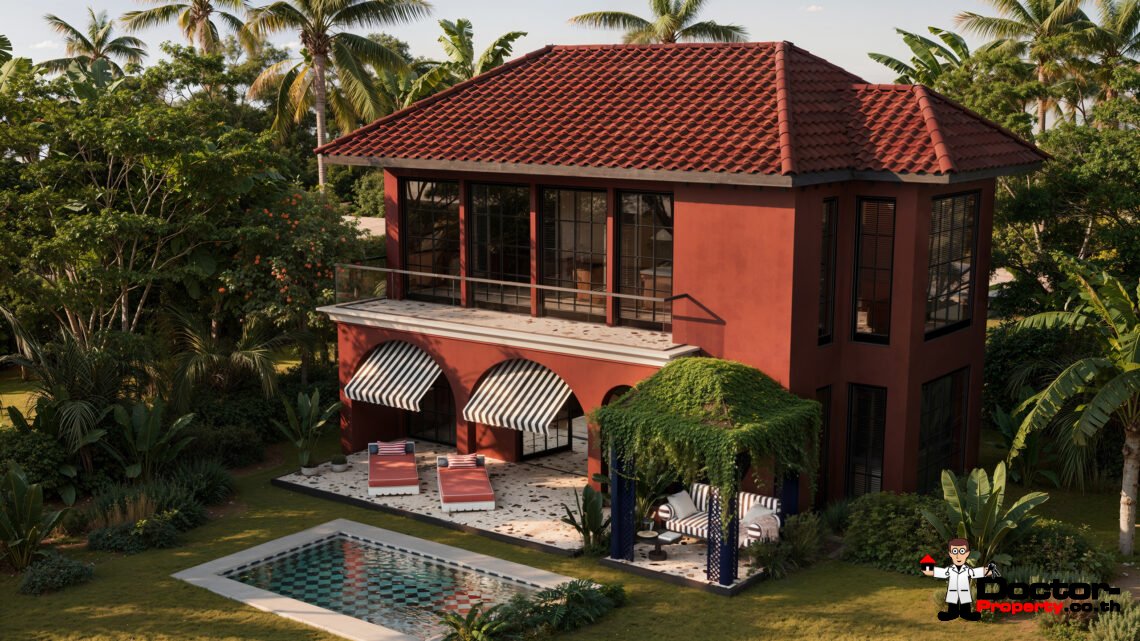 Modern 2 Bedroom Pool Villa in Chaweng Noi, Koh Samui – For Sale