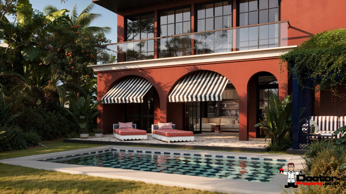 Modern 2 Bedroom Pool Villa in Chaweng Noi, Koh Samui – For Sale