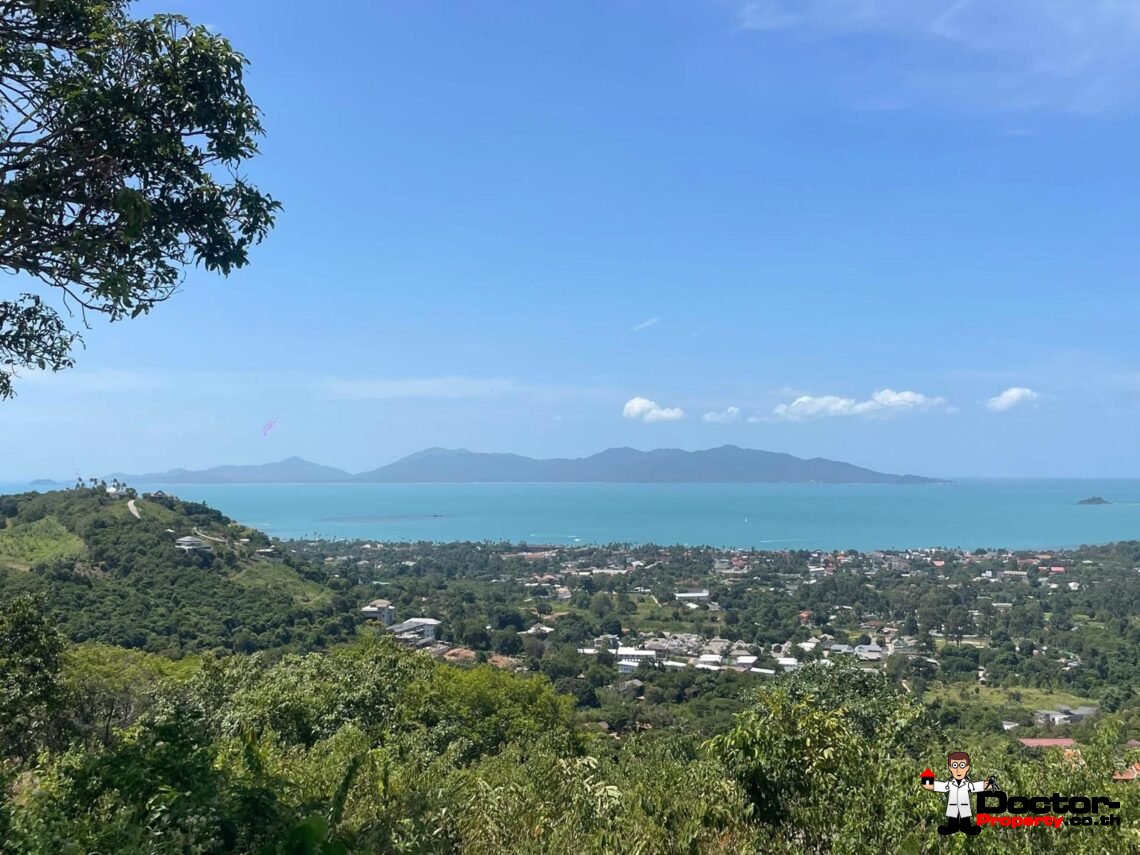 Land 5,128 sqm with Sea View in Bo Phut, Koh Samui – For Sale