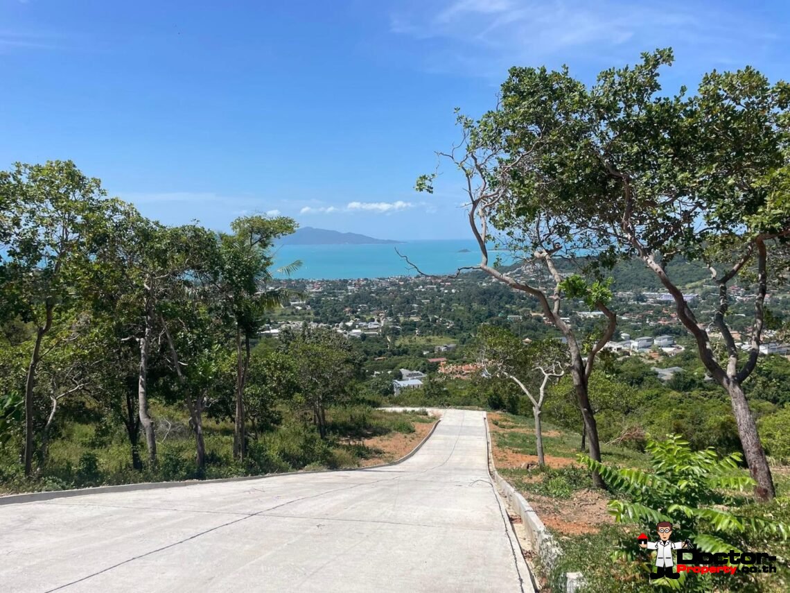 Land 5,128 sqm with Sea View in Bo Phut, Koh Samui – For Sale