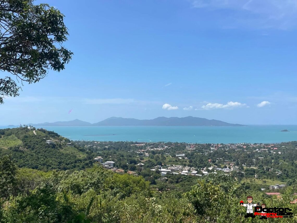 Land 5,128 sqm with Sea View in Bo Phut, Koh Samui – For Sale
