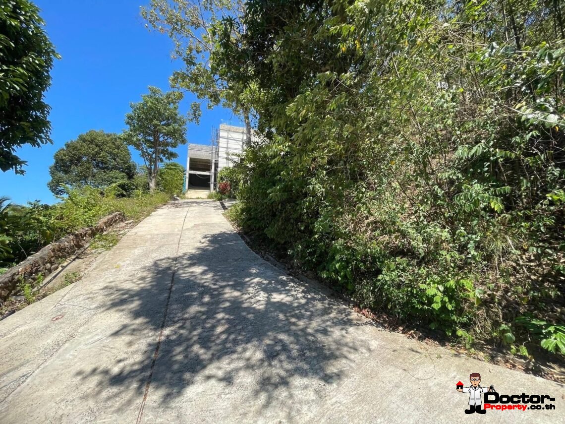 Land 555 sqm with Sea View in Bang Por, Koh Samui – For Sale