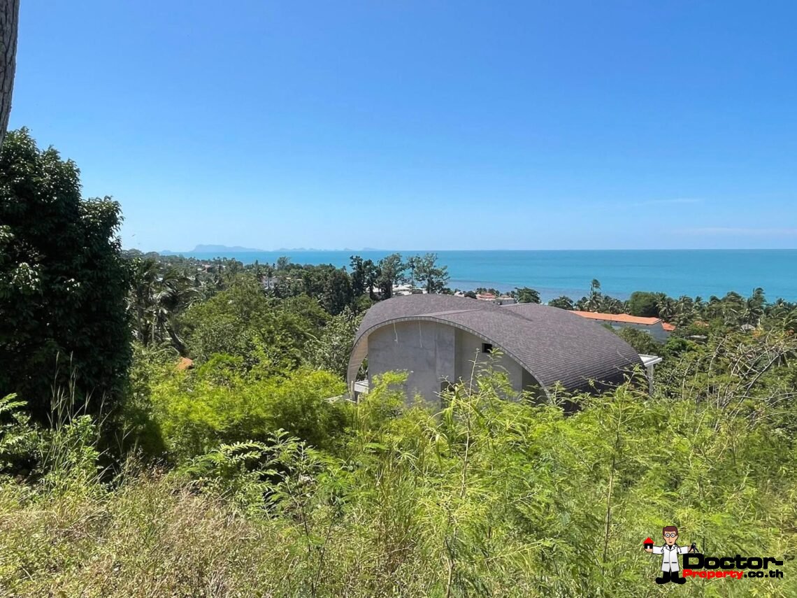Land 555 sqm with Sea View in Bang Por, Koh Samui – For Sale