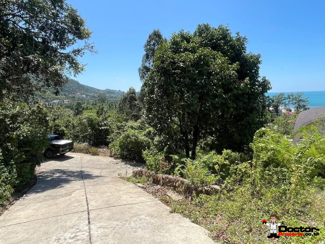 Land 555 sqm with Sea View in Bang Por, Koh Samui – For Sale