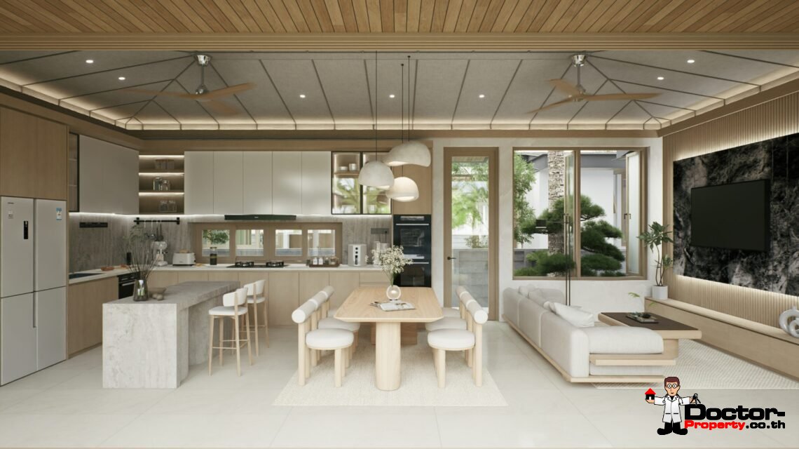 Modern 3 Bedroom Pool Villa in Bo Phut, Koh Samui – For Sale