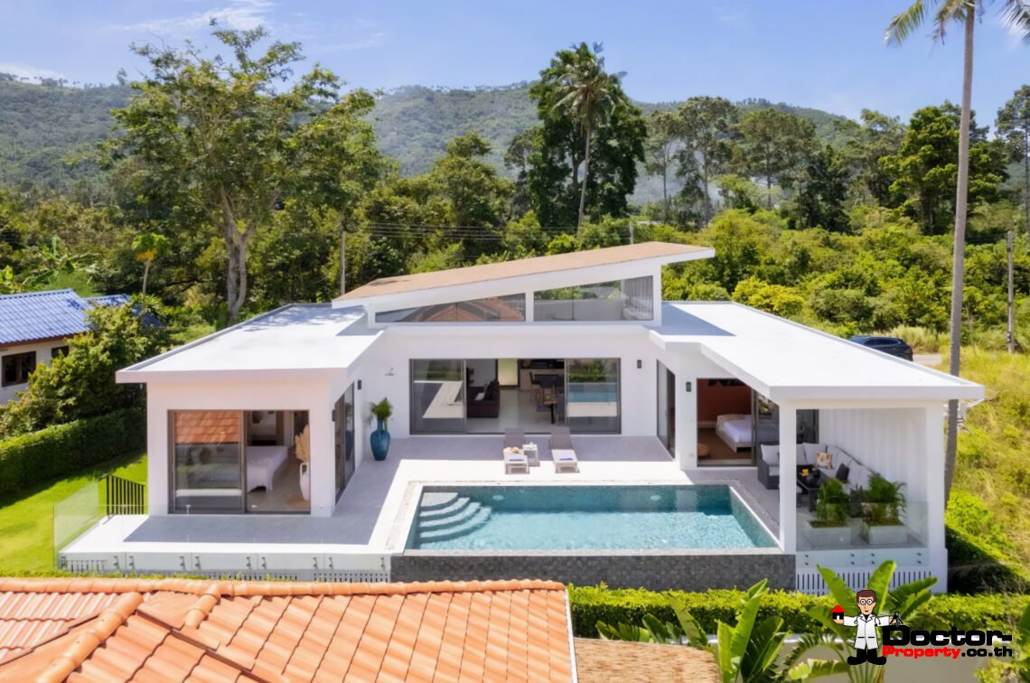 Tropical 3 Bedroom Pool Villa in Lamai, Koh Samui – For Sale