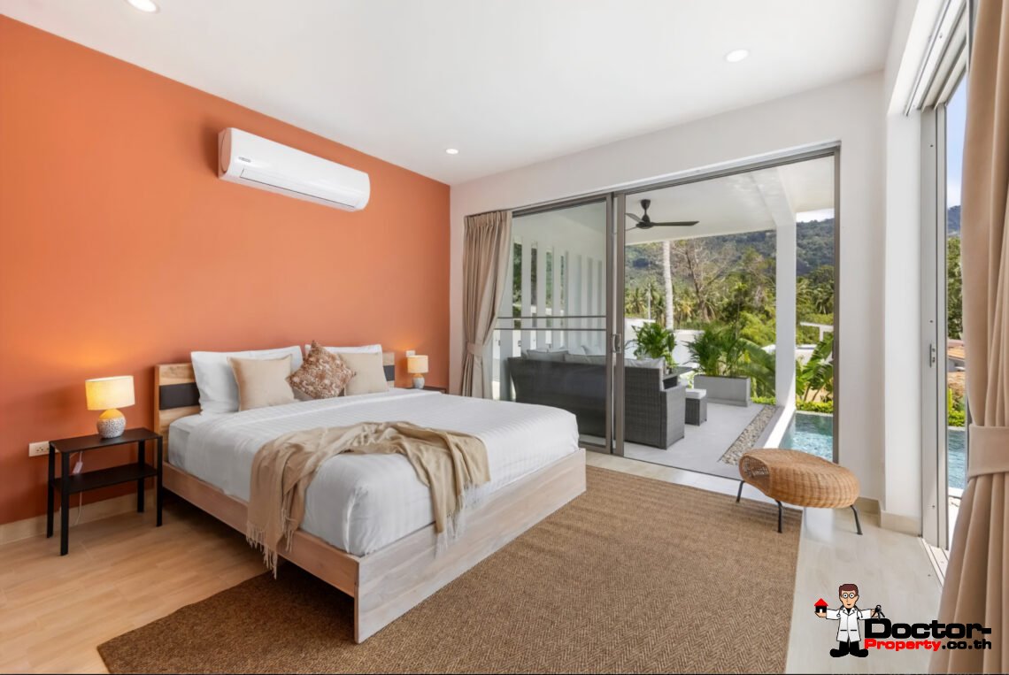 Tropical 3 Bedroom Pool Villa in Lamai, Koh Samui – For Sale