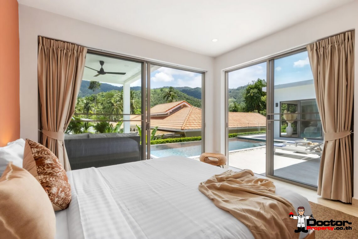 Tropical 3 Bedroom Pool Villa in Lamai, Koh Samui – For Sale