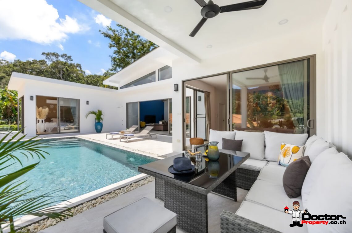 Tropical 3 Bedroom Pool Villa in Lamai, Koh Samui – For Sale