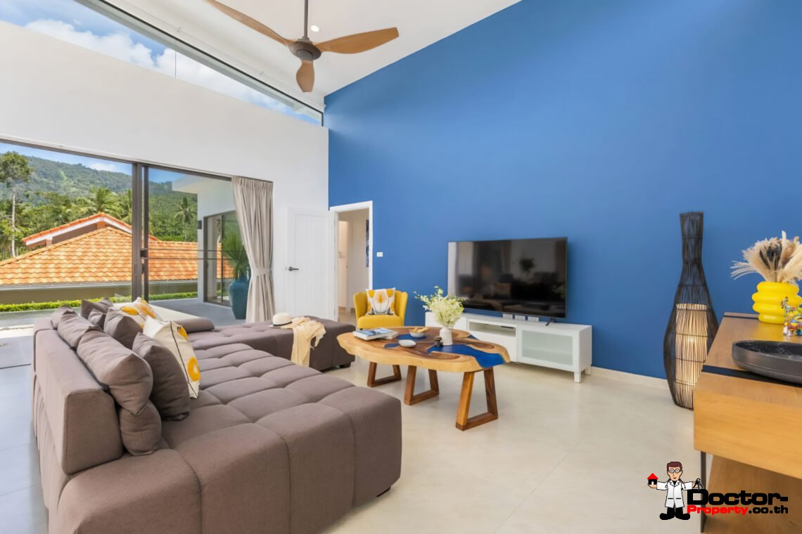 Tropical 3 Bedroom Pool Villa in Lamai, Koh Samui – For Sale
