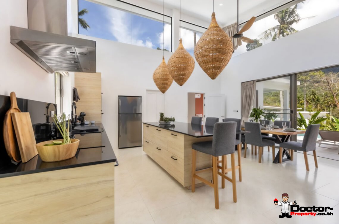 Tropical 3 Bedroom Pool Villa in Lamai, Koh Samui – For Sale