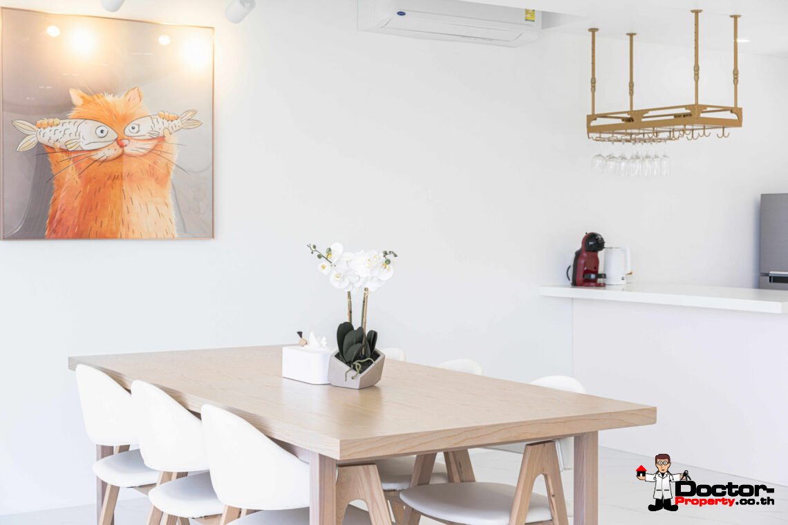 Modern 3 Bedroom Pool Villa with Sea View in Chaweng Noi, Koh Samui – For Sale