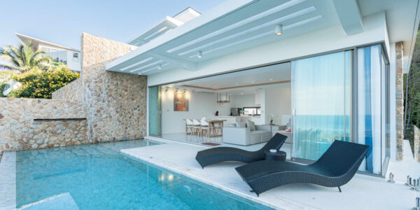 Modern 3 Bedroom Pool Villa with Sea View in Chaweng Noi, Koh Samui – For Sale