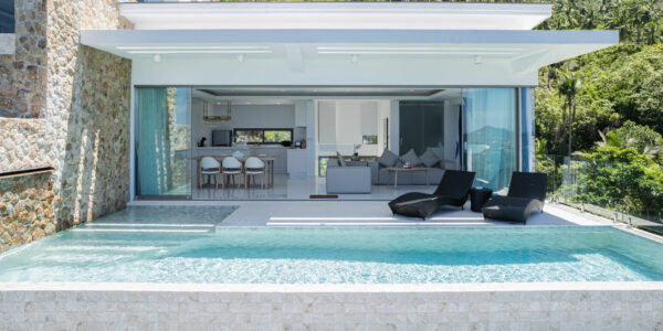 Modern 3 Bedroom Pool Villa with Sea View in Chaweng Noi, Koh Samui – For Sale