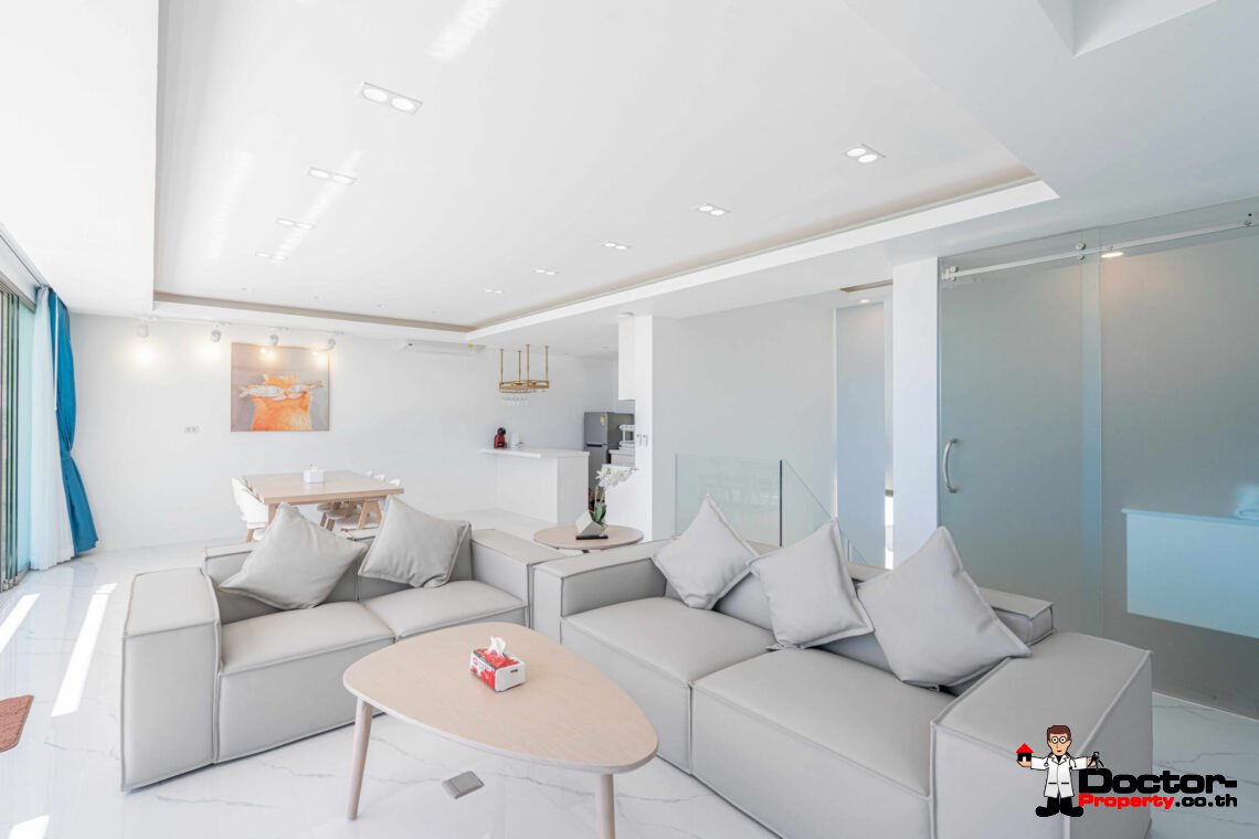 Modern 3 Bedroom Pool Villa with Sea View in Chaweng Noi, Koh Samui – For Sale