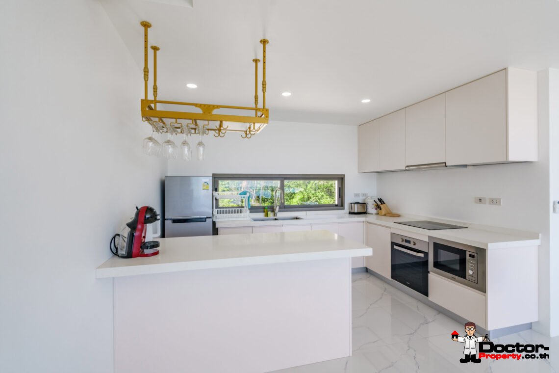 Modern 3 Bedroom Pool Villa with Sea View in Chaweng Noi, Koh Samui – For Sale