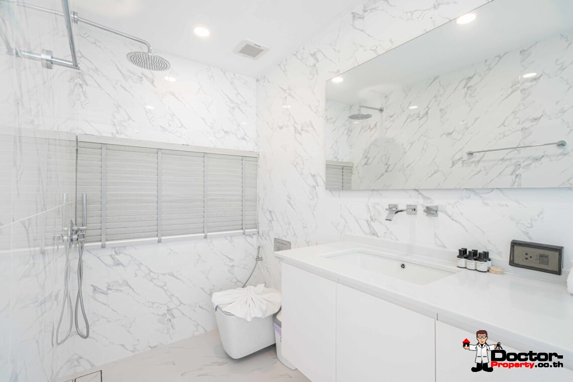 Modern 3 Bedroom Pool Villa with Sea View in Chaweng Noi, Koh Samui – For Sale