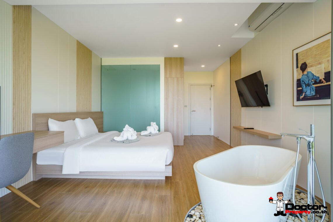 Modern 3 Bedroom Pool Villa with Sea View in Chaweng Noi, Koh Samui – For Sale