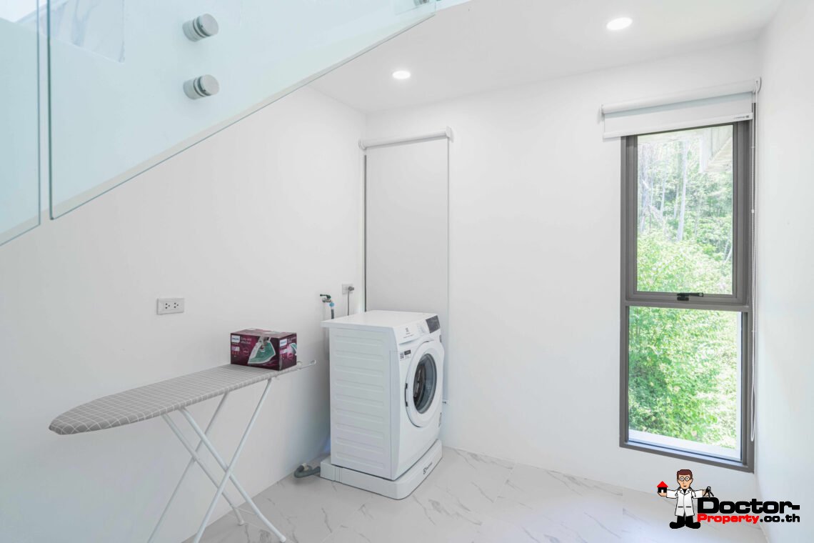 Modern 3 Bedroom Pool Villa with Sea View in Chaweng Noi, Koh Samui – For Sale