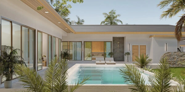 Modern 4 Bedroom Pool Villa in Laem Set, Koh Samui – For Sale