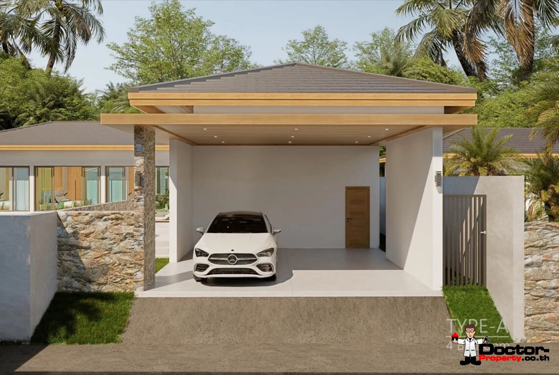 Modern 4 Bedroom Pool Villa in Laem Set, Koh Samui – For Sale