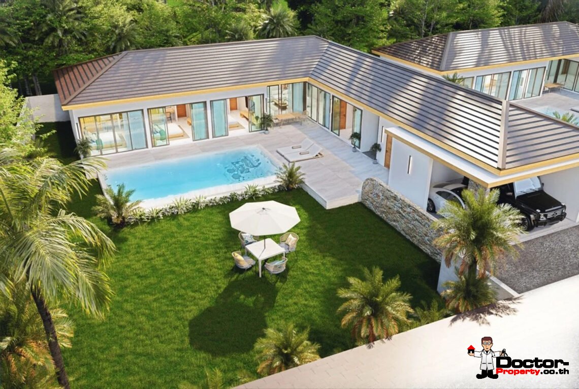 Modern 4 Bedroom Pool Villa in Laem Set, Koh Samui – For Sale