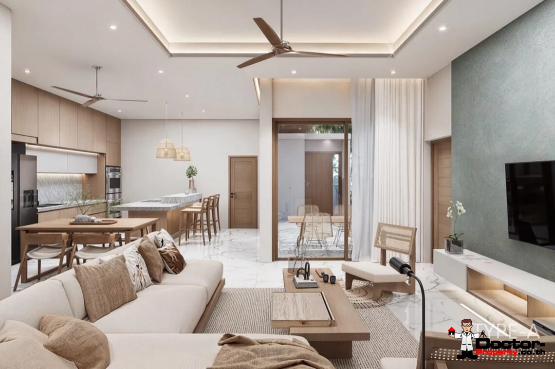 Modern 4 Bedroom Pool Villa in Laem Set, Koh Samui – For Sale