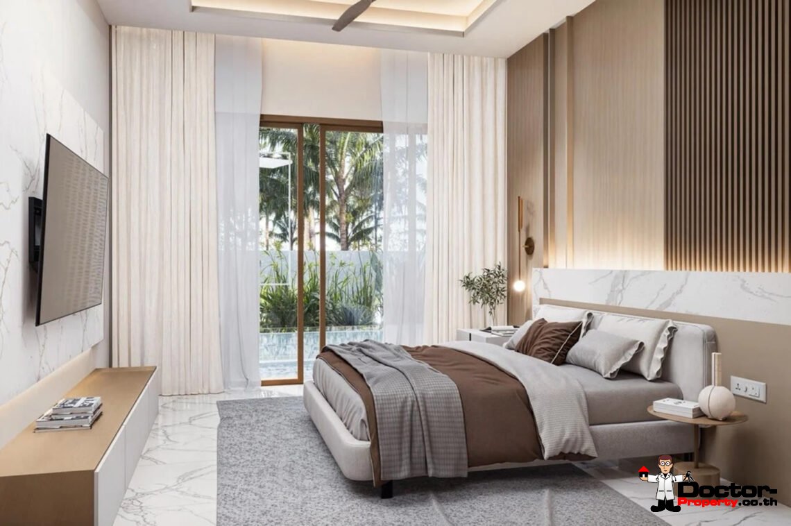 Modern 4 Bedroom Pool Villa in Laem Set, Koh Samui – For Sale