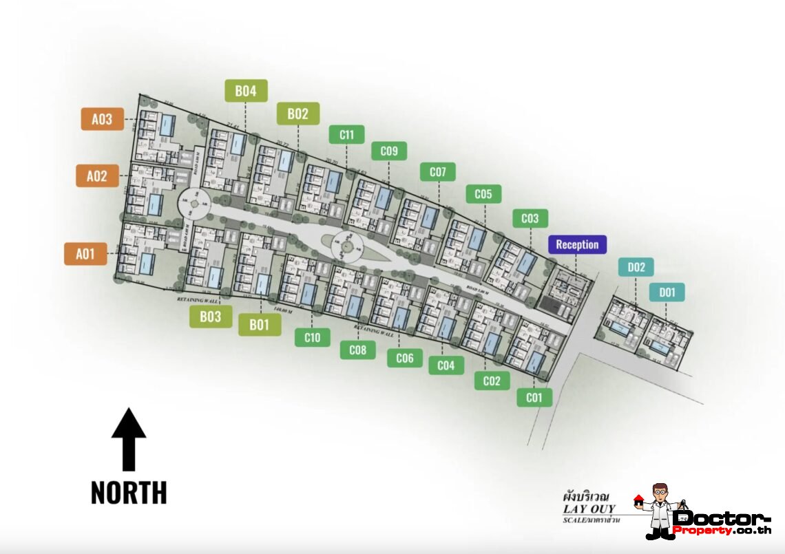 Modern 4 Bedroom Pool Villa in Laem Set, Koh Samui – For Sale