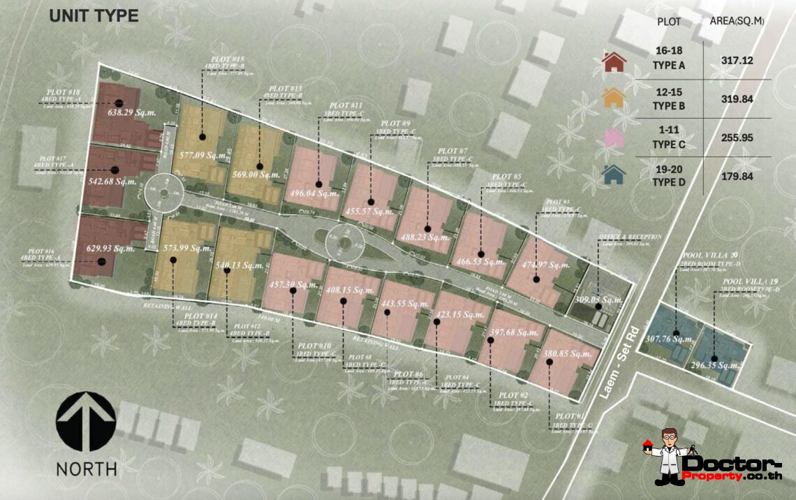 Modern 4 Bedroom Pool Villa in Laem Set, Koh Samui – For Sale