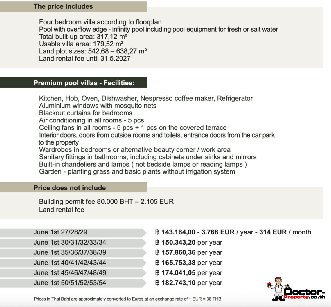 Modern 4 Bedroom Pool Villa in Laem Set, Koh Samui – For Sale