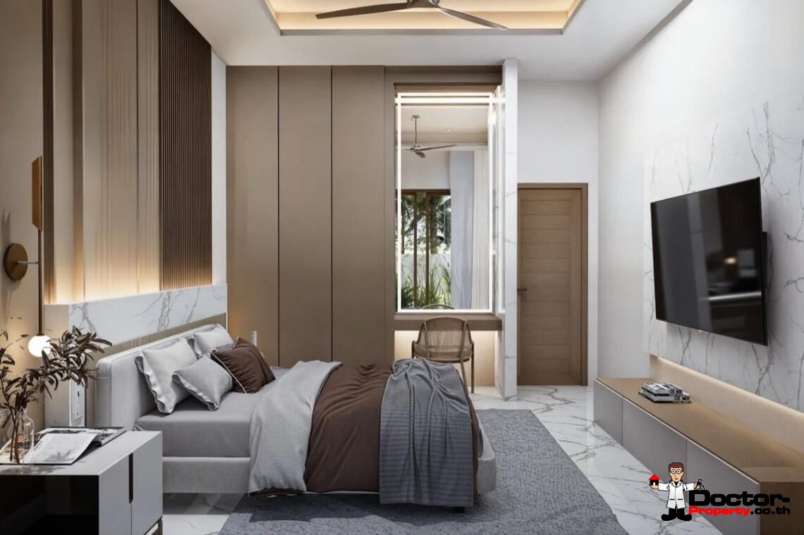 Tropical 4 Bedroom Pool Villa in Laem Set, Koh Samui – For Sale