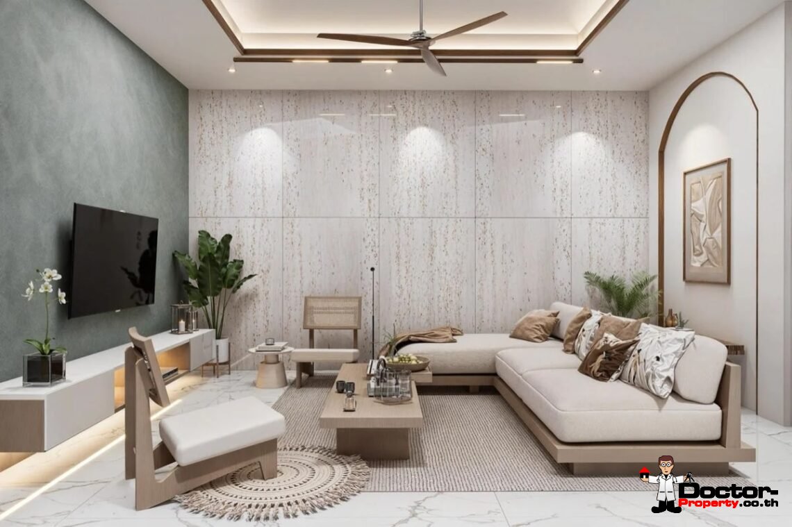 Tropical 4 Bedroom Pool Villa in Laem Set, Koh Samui – For Sale